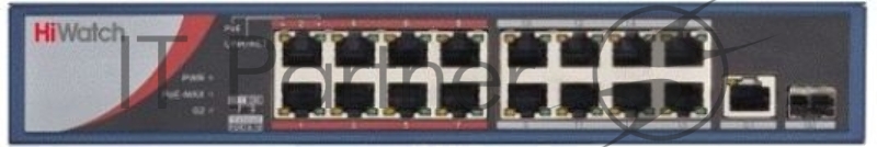 Коммутатор Hikvision HiWatch DS-S1816P(B)