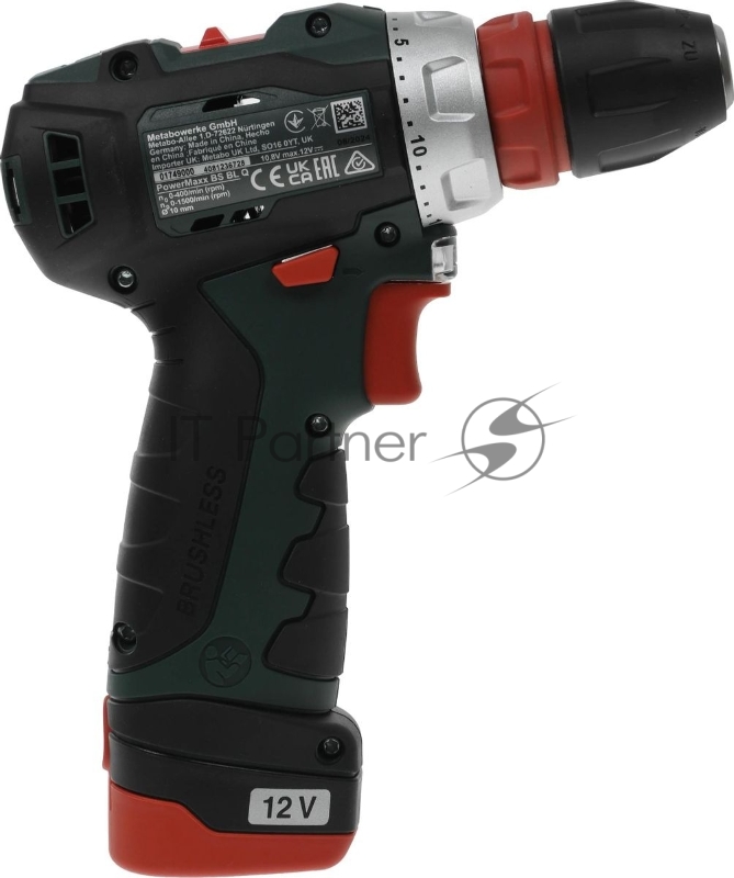 Дрель-шуруповерт Metabo Power Maxx BS BL аккум. патрон:быстрозажимной (кейс в комплекте) (601749500)