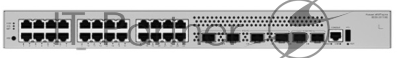 Коммутатор HUAWEI S530-24T4XE (L3, 24*10/100/1000BASE-T ports, 4*10GE SFP+ ports, 2*12GE stack ports, with 1*AC power module)