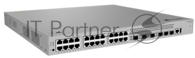 Коммутатор HUAWEI S530-24T4XE (L3, 24*10/100/1000BASE-T ports, 4*10GE SFP+ ports, 2*12GE stack ports, with 1*AC power module)