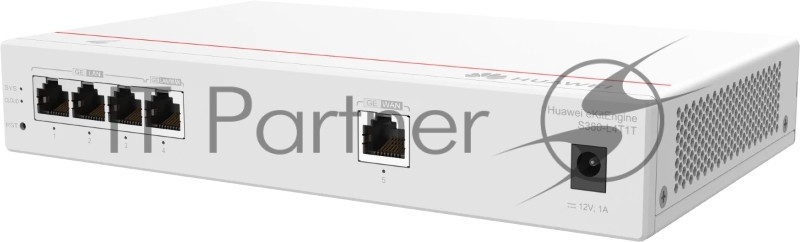 Межсетевой экран HUAWEI Gateway S380-L4T1T, 1*GE WAN, 4*GE LAN, up to 150 users, forwarding performance 2Gbps