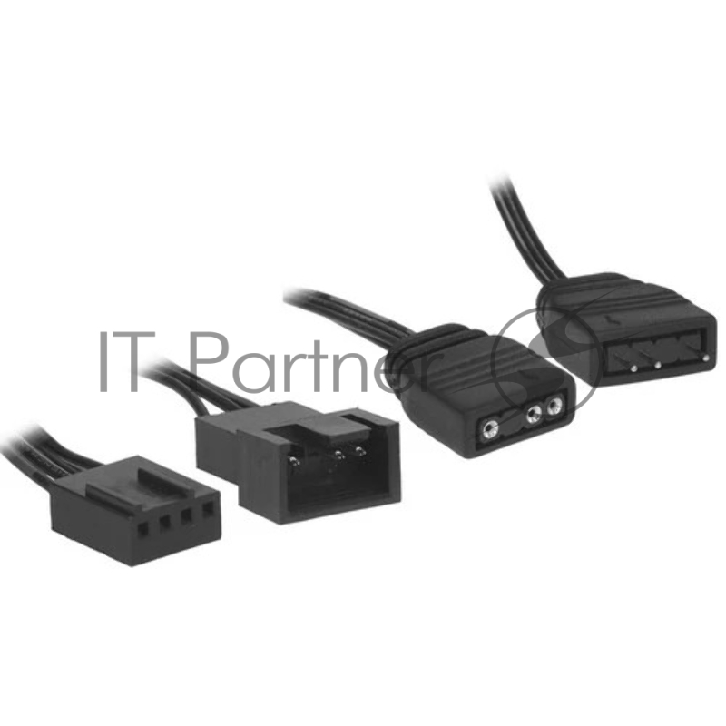 Вентилятор Powercase M53-14 ARGB черный 140x140x25mm (PWM, 80шт./кор, 4pin PWM (M+F)+ 3pin ARGB (M+F), 600-1800±10% об/мин)