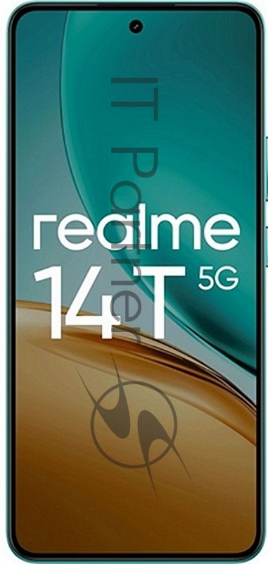 Смартфон Realme RMX5078 14T 5G 256Gb 8Gb зеленый моноблок 3G 4G 2Sim 6.67 1080x2400 Android 15 50Mpix 802.11 a/b/g/n/ac NFC GPS GSM900/1800 GSM1900 Protect
