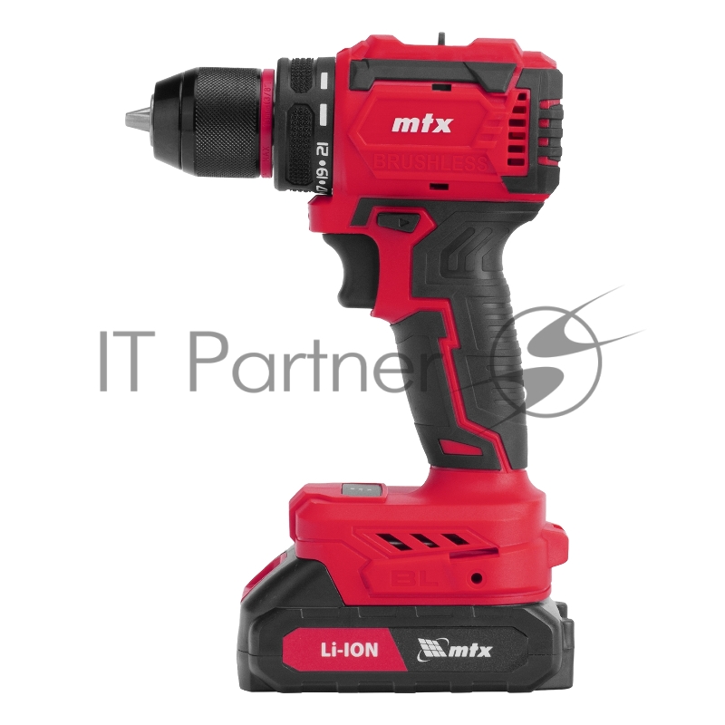 Дрель-шуруповерт аккумуляторная бесщет. CDS-BL-20, Li-Ion, 20 В MTX