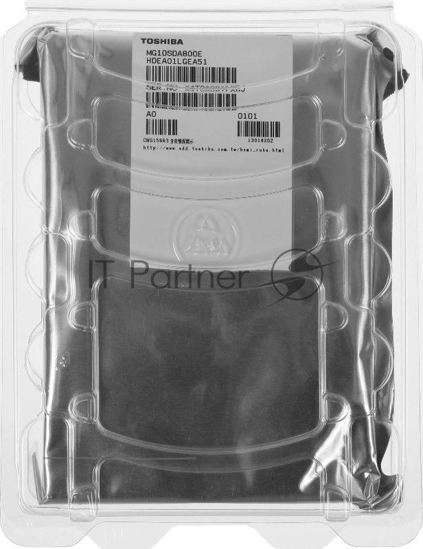 Жесткий диск Toshiba SAS 3.0 8TB MG10SDA800E Enterprise Capacity 4KN (7200rpm) 512Mb 3.5