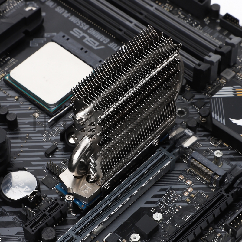 Радиатор SSD Cooler Thermalright M.2 HR-09 2280 PRO SSD (Radiator, Al, M.2 2280, Heat pipes:2x6mm, 86x24x74mm, Silver)