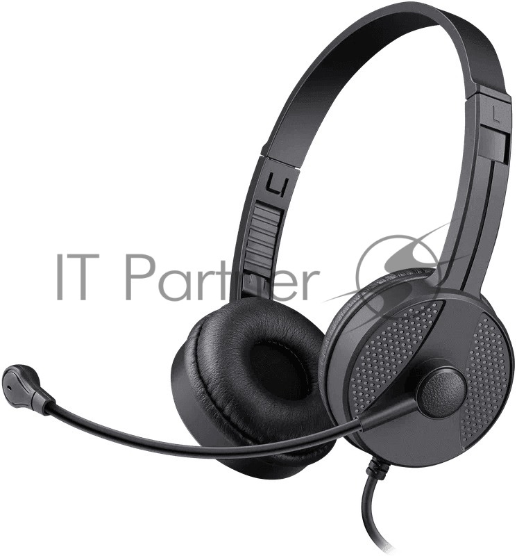 Гарнитура проводная DEFENDER Tune 160 (черный, провод 1.8 м) (63164)