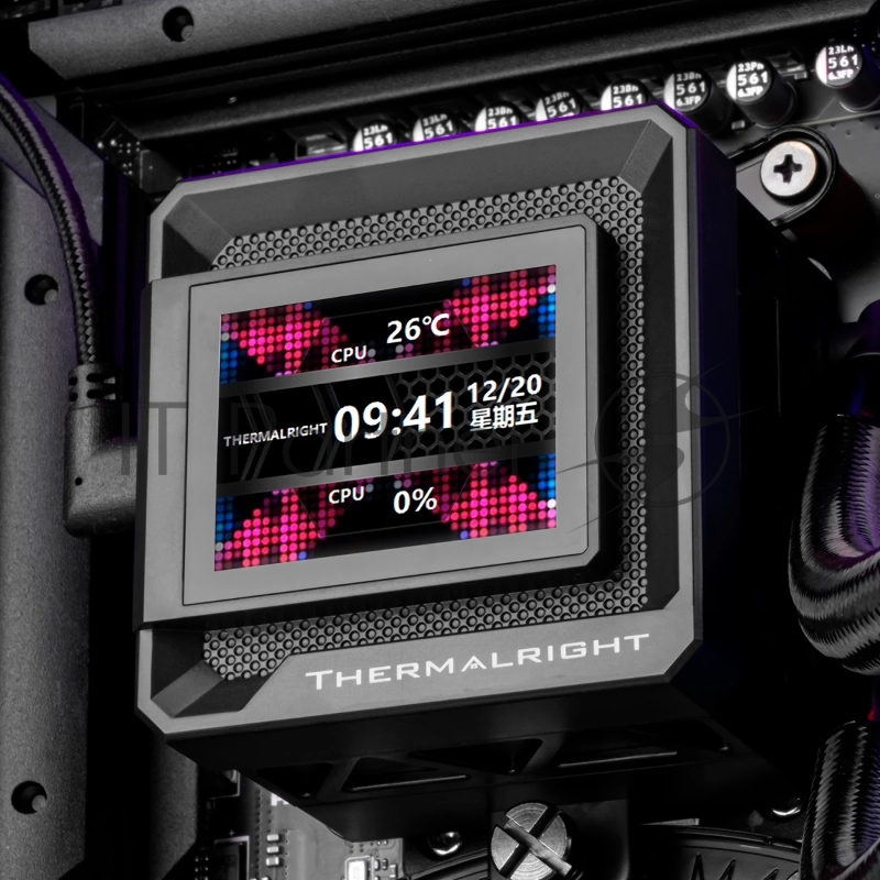 Система водяного охлаждения Thermalright Frozen Warframe SE 360 ARGB Soc-AM5/AM4/1151/1200/2066/201 черный 4-pin 29.6dB Al LCD Ret (F-WFRAME-SE-360-BL-ARGB)
