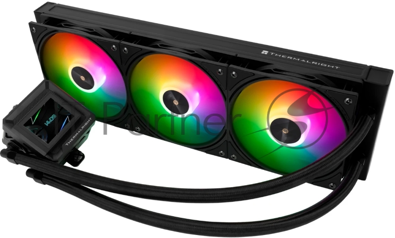 Система водяного охлаждения Thermalright Frozen Warframe SE 360 ARGB Soc-AM5/AM4/1151/1200/2066/201 черный 4-pin 29.6dB Al LCD Ret (F-WFRAME-SE-360-BL-ARGB)