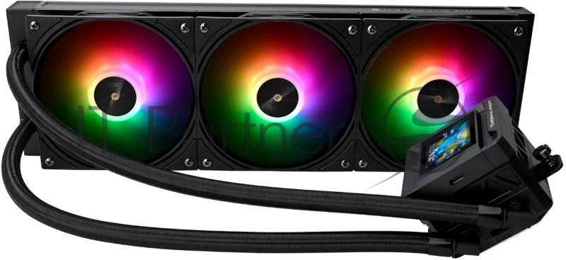 Система водяного охлаждения Thermalright Frozen Warframe SE 360 ARGB Soc-AM5/AM4/1151/1200/2066/201 черный 4-pin 29.6dB Al LCD Ret (F-WFRAME-SE-360-BL-ARGB)