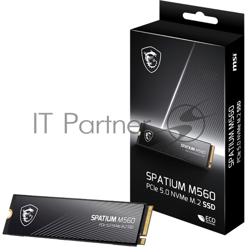 SSD жесткий диск PCIE 5.0 NVME M.2 1TB SPATIUM M560 1TB MSI