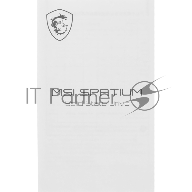 SSD жесткий диск PCIE 5.0 NVME M.2 1TB SPATIUM M560 1TB MSI