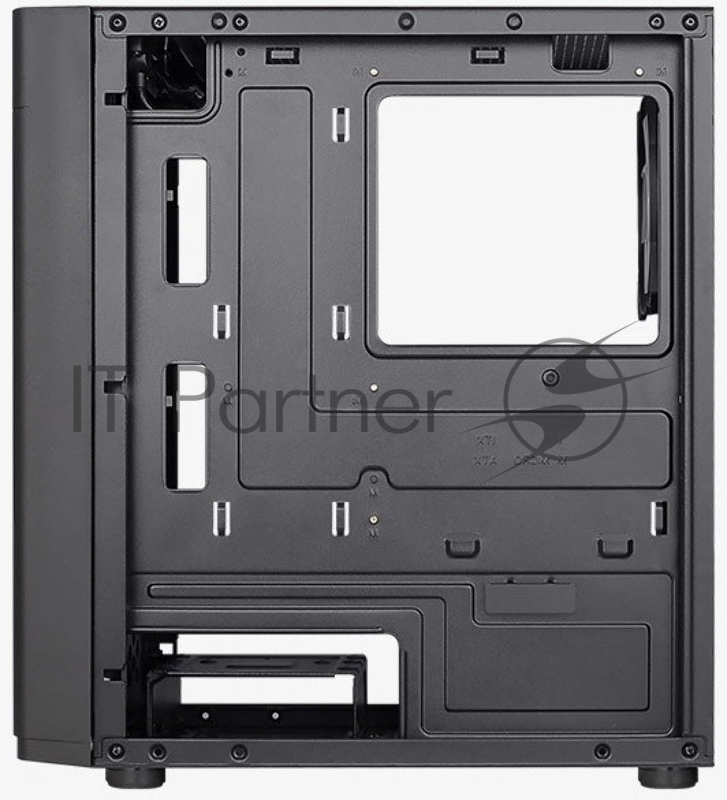 Корпус MiniTower Aerocool / Formula HEXFORM-G-BK-v2 (mATX, стекло, сетка, USB3.0x1, USB2.0x2, 3x120mm FRGB fans) (4711099471799)