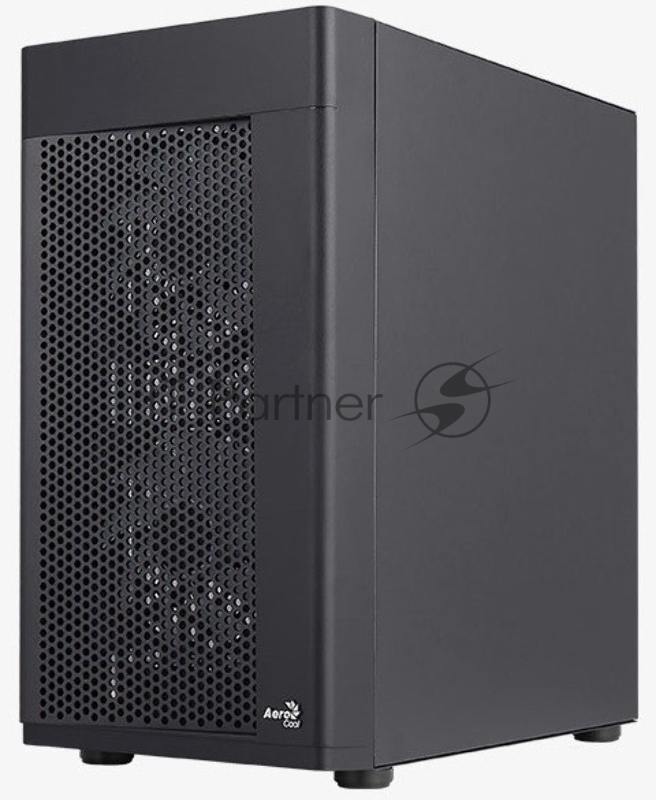 Корпус MiniTower Aerocool / Formula HEXFORM-G-BK-v2 (mATX, стекло, сетка, USB3.0x1, USB2.0x2, 3x120mm FRGB fans) (4711099471799)