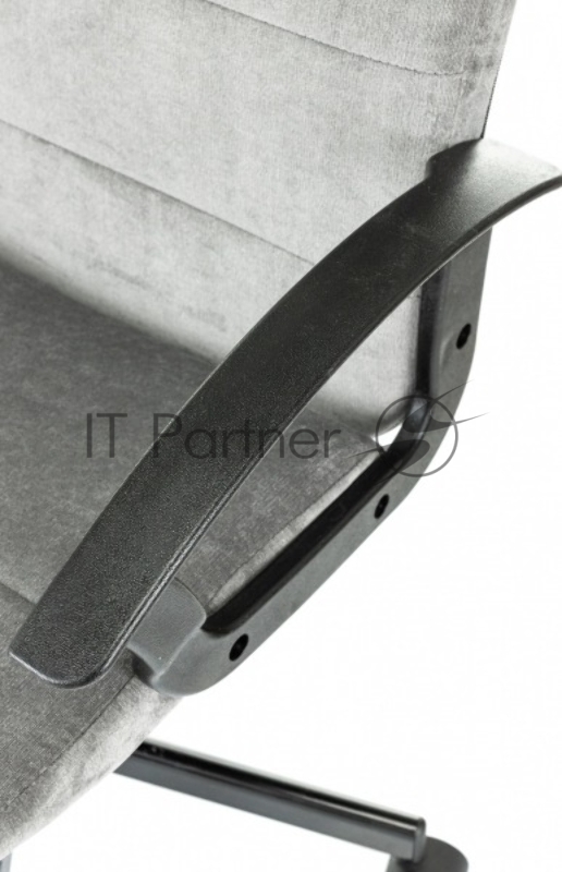 Кресло Бюрократ Triest Fabric серый Light-19 крестов. металл черный