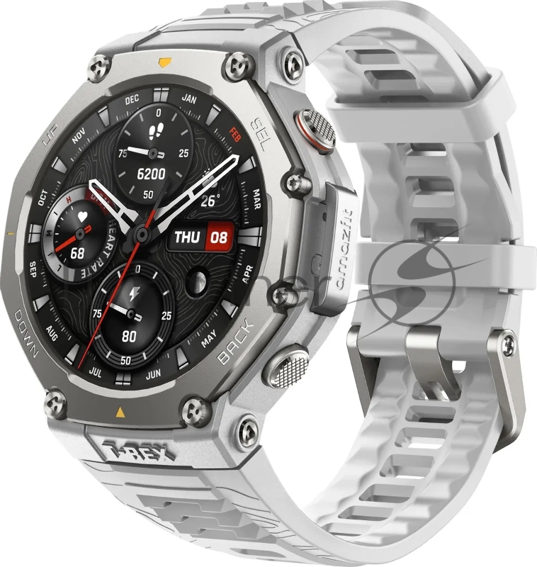 Смарт-часы Amazfit T-Rex 3 A2323 48.5мм 1.5 AMOLED корп.серый рем.серый разм.брасл.:145-210мм (1746881)