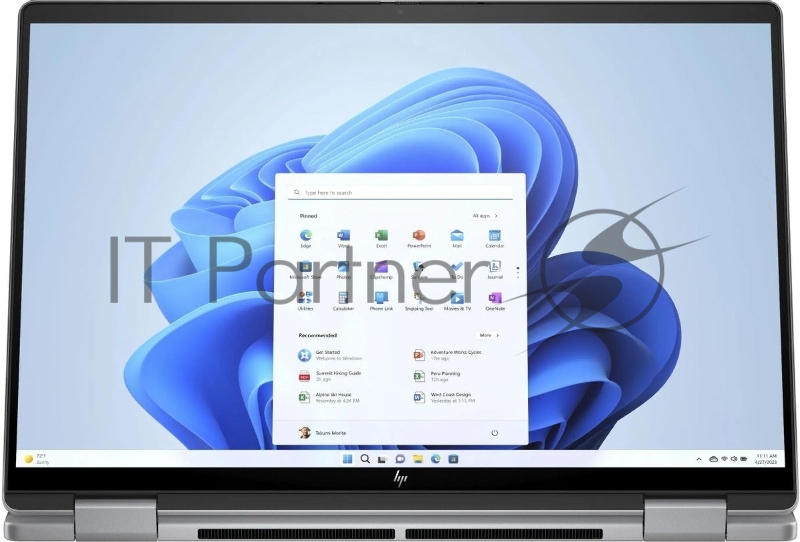 Ноутбук HP Envy x360 14-fa0011ci Ryzen 5 8640HS 16Gb SSD512Gb AMD Radeon Graphics 14 IPS Touch WUXGA (1920x1200) Windows 11 Home silver WiFi BT Cam (B18GYEA)