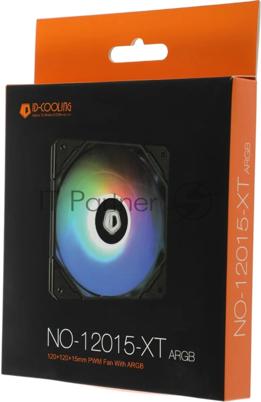Вентилятор ID-Cooling NO-12015-XT_ARGB Black ARGB 120×120×15mm (13.8~31.2dB(A), 500±200~2000±10%RPM, 4Pin (PWM)/5V 3