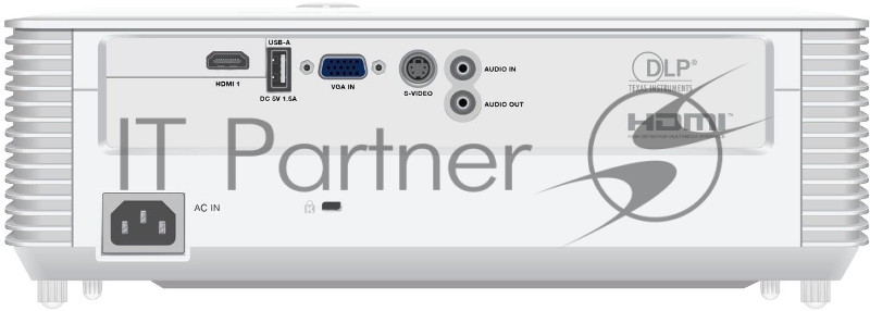 Проектор Exell EXD101W {DLP, 3800 ANSI, XGA (1024x768), Объектив 1.94 - 2.16}