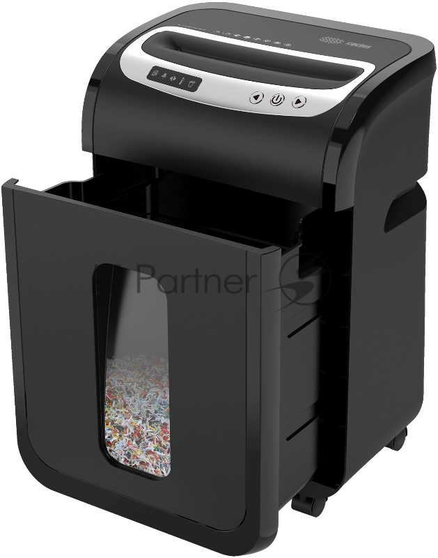 Шредер Cactus CS-SH-G6 (секр.P-5) фрагменты 16лист. 30лтр. скрепки скобы пл.карты CD