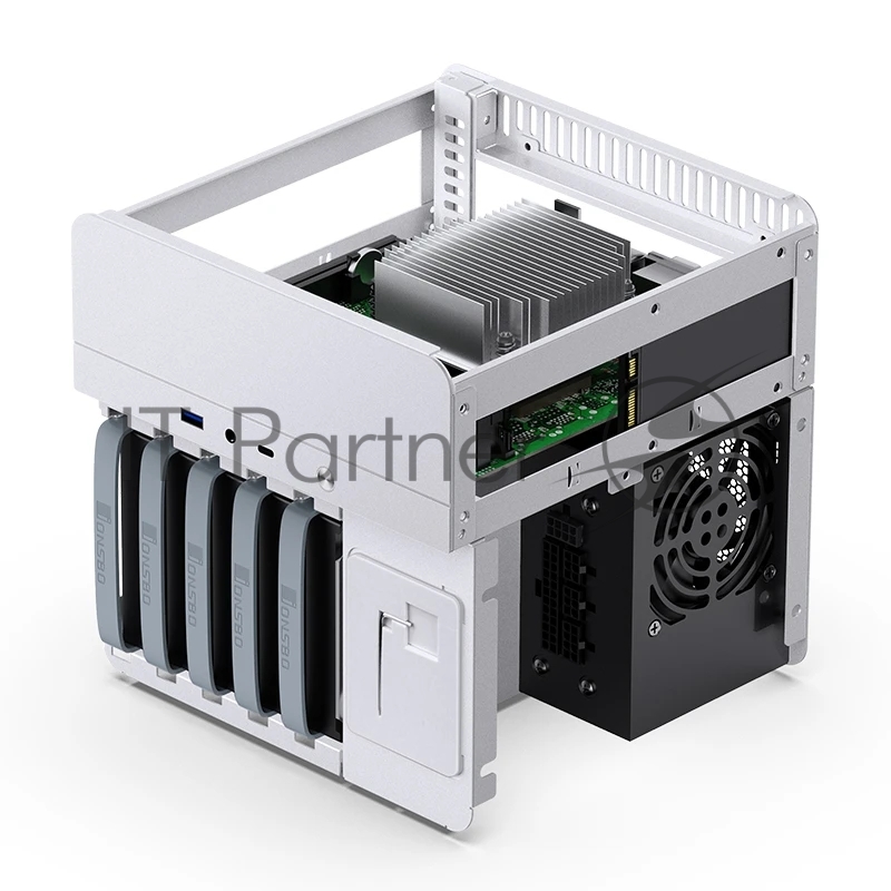 Корпус без блока питания Case JONSBO N2, Mini-Tower, 1x120mm, 1xUSB-A 3.0 + 1xUSB-C 3.2, SFX PSU Support, mITX White
