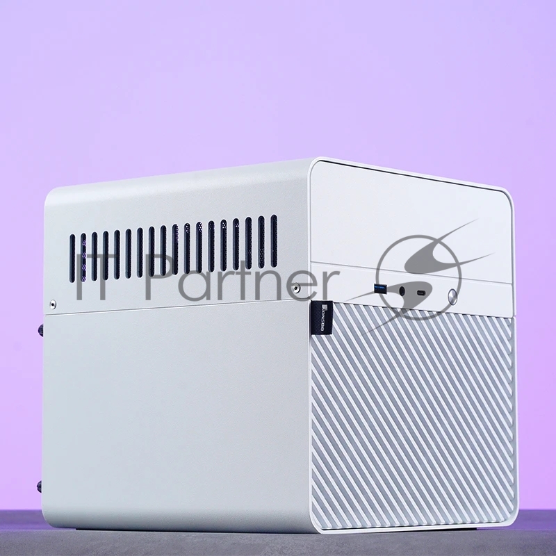 Корпус без блока питания Case JONSBO N2, Mini-Tower, 1x120mm, 1xUSB-A 3.0 + 1xUSB-C 3.2, SFX PSU Support, mITX White