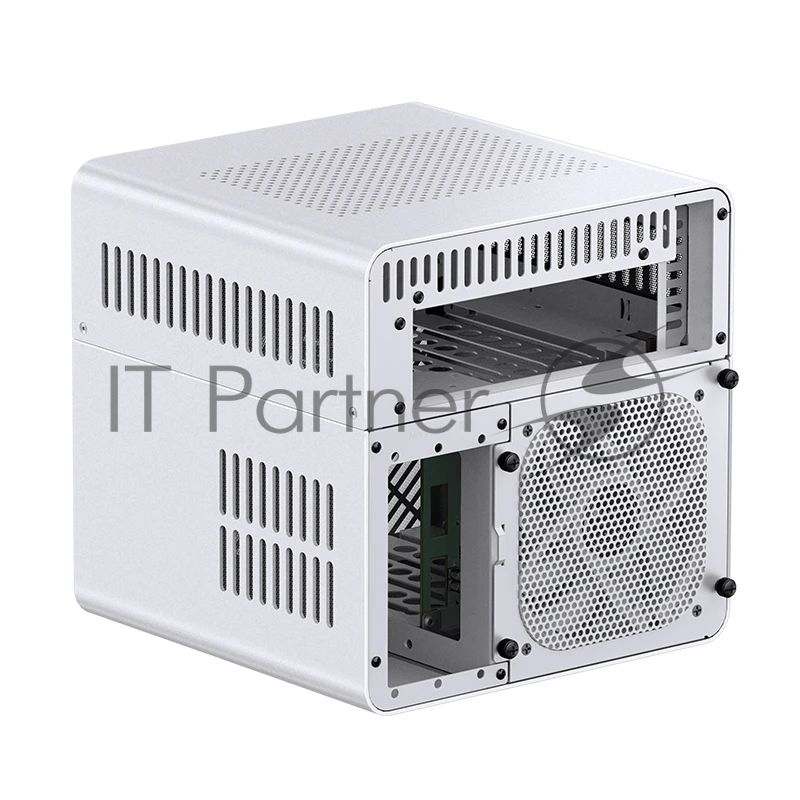 Корпус без блока питания Case JONSBO N2, Mini-Tower, 1x120mm, 1xUSB-A 3.0 + 1xUSB-C 3.2, SFX PSU Support, mITX White