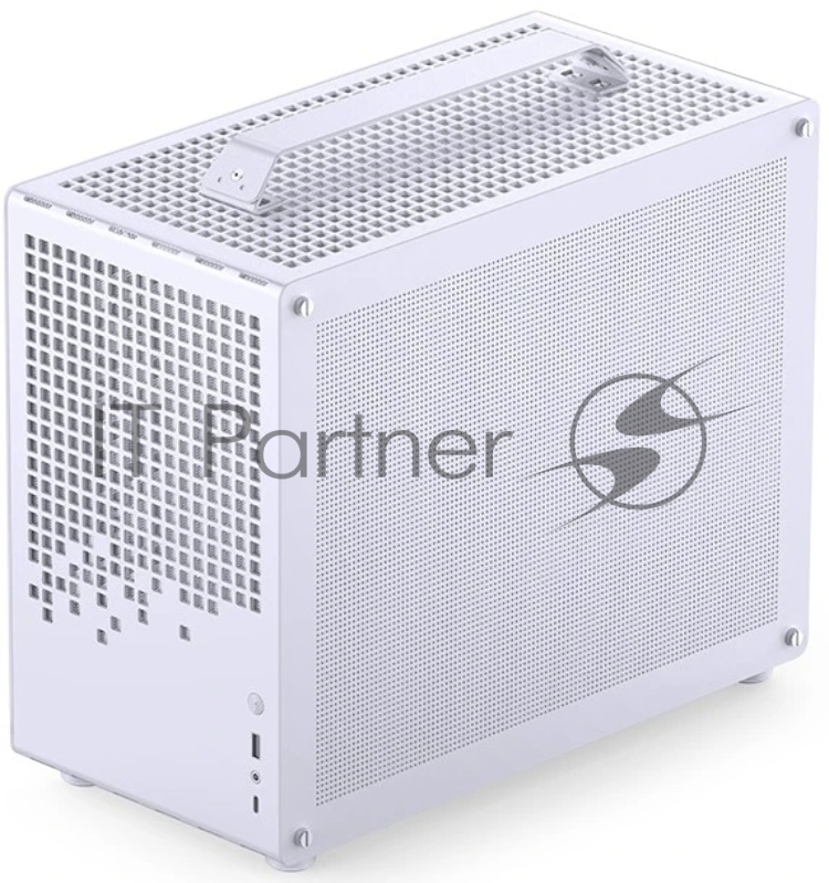 Корпус без блока питания Case JONSBO Z20, Mini-Tower, TG, no fan, 1xUSB-A 3.2 + 1xUSB-C 3.2, mATX, mITX White