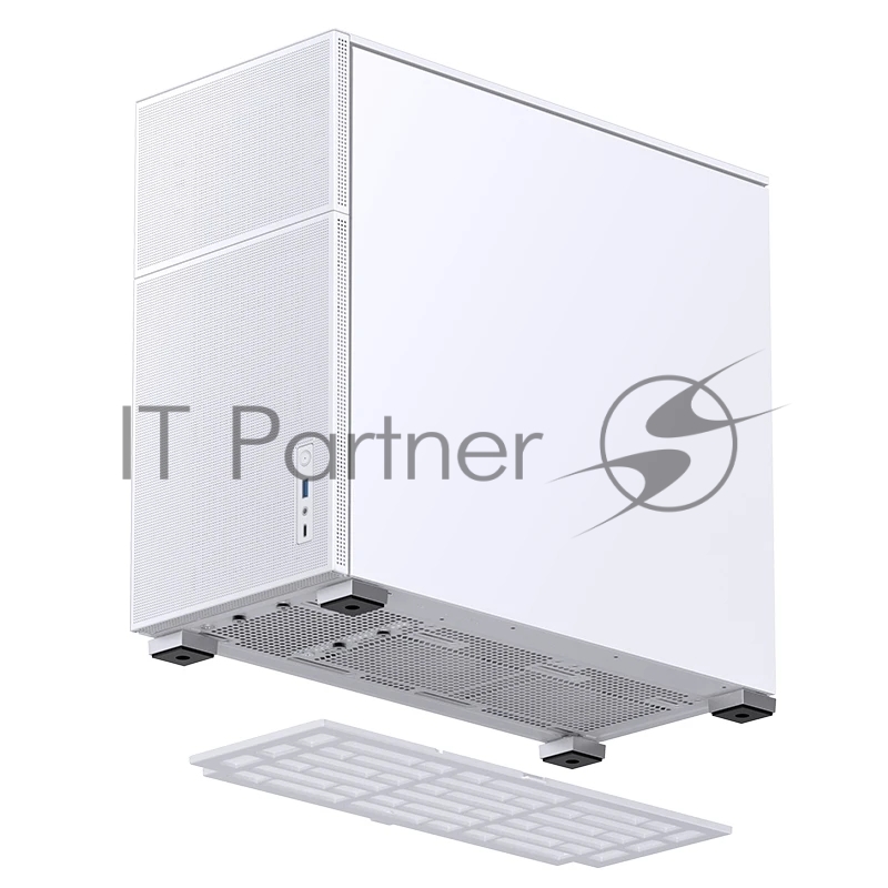 Корпус без блока питания Case JONSBO D41 MESH, Midi-Tower, TG, no fan, 1xUSB-A 3.2 + 1xUSB-C 3.2, ATX, mATX White
