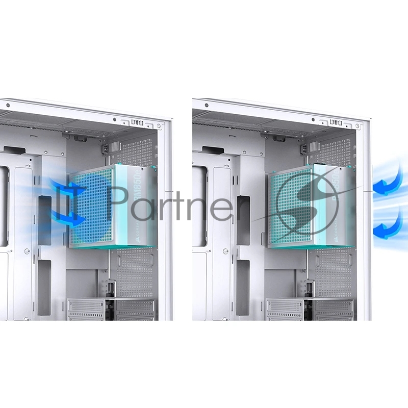 Корпус без блока питания Case JONSBO D41 MESH, Midi-Tower, TG, no fan, 1xUSB-A 3.2 + 1xUSB-C 3.2, ATX, mATX White