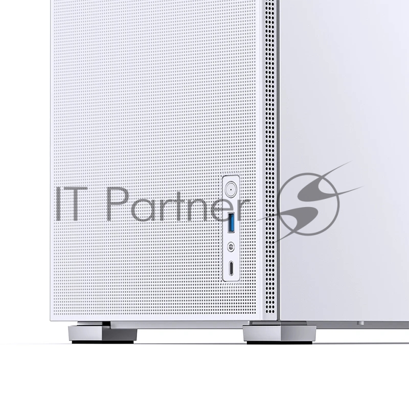 Корпус без блока питания Case JONSBO D41 MESH, Midi-Tower, TG, no fan, 1xUSB-A 3.2 + 1xUSB-C 3.2, ATX, mATX White
