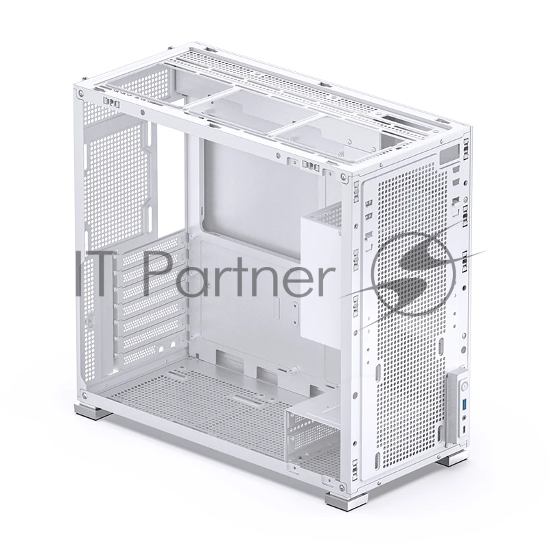 Корпус без блока питания Case JONSBO D41 MESH, Midi-Tower, TG, no fan, 1xUSB-A 3.2 + 1xUSB-C 3.2, ATX, mATX White