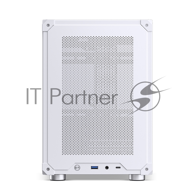 Корпус без блока питания Case JONSBO C6, Mini-Tower, no fan, 1xUSB-A 3.2 + 1xUSB-C 3.2, mATX, mITX White