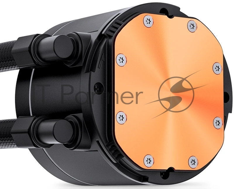 Система жидкостного охлаждения/ Water Cooling System JONSBO TH-240 Black (260W, 240mm, LED temp., Black, ARGB/ Fans: 2x120mm, 62.4CFM, 37.3dBA, 2400RPM/ Pump height 72mm, 30dBA, 2400RPM, Rad thickness 27mm/ S: 1851, 1700, 1200, 115X, AM5, AM4)