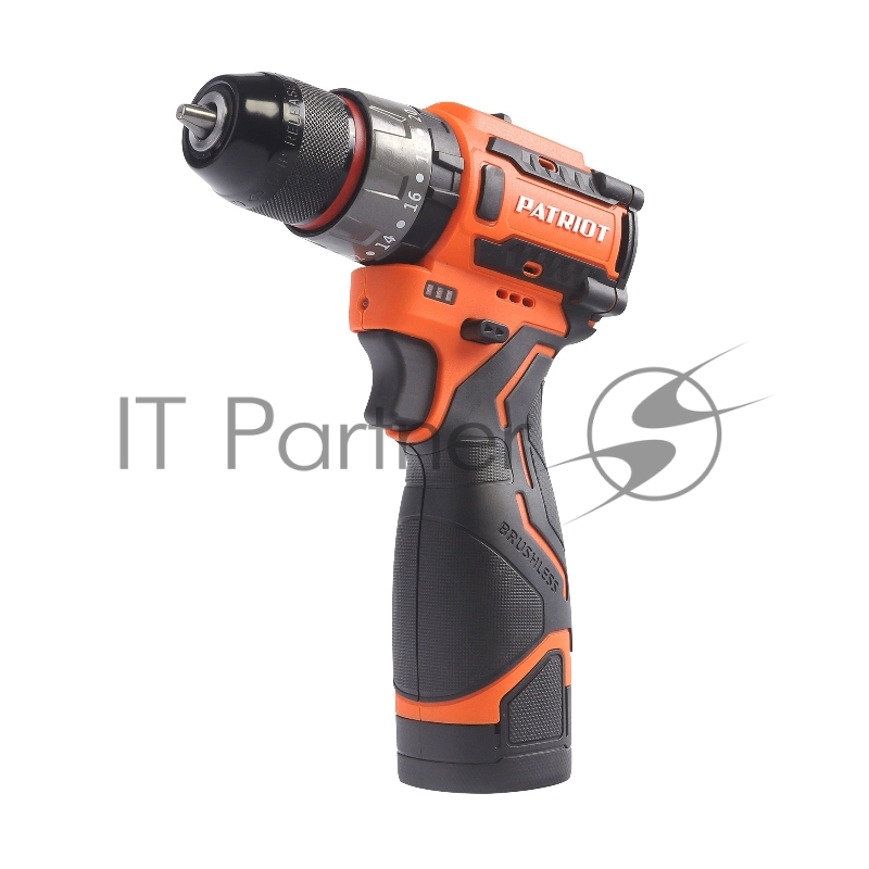 Дрель-шуруповерт аккумуляторная PATRIOT BR 467h BL, 2 АКБ Li-Ion, 16.8 В, 2,0 Ач, 70Нм, удар, 2 скорости, кейс, БЕСЩЕТОЧНЫЙ ЭД