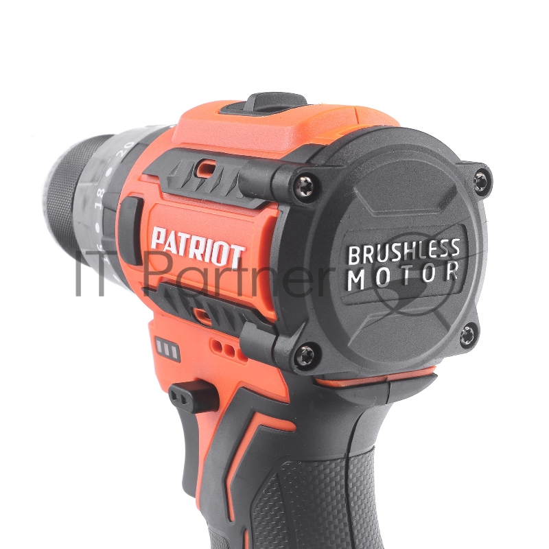 Дрель-шуруповерт аккумуляторная PATRIOT BR 467h BL, 2 АКБ Li-Ion, 16.8 В, 2,0 Ач, 70Нм, удар, 2 скорости, кейс, БЕСЩЕТОЧНЫЙ ЭД