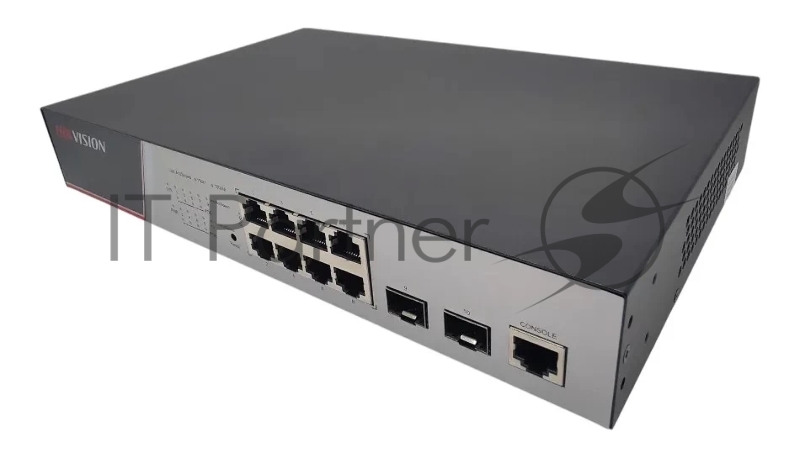 Коммутатор Hikvision DS-3E2510P(B) Hikvision - L2, Управляемый, 8 RJ45 1000M PoE 2 1000M SFP порта 802.3af/a
