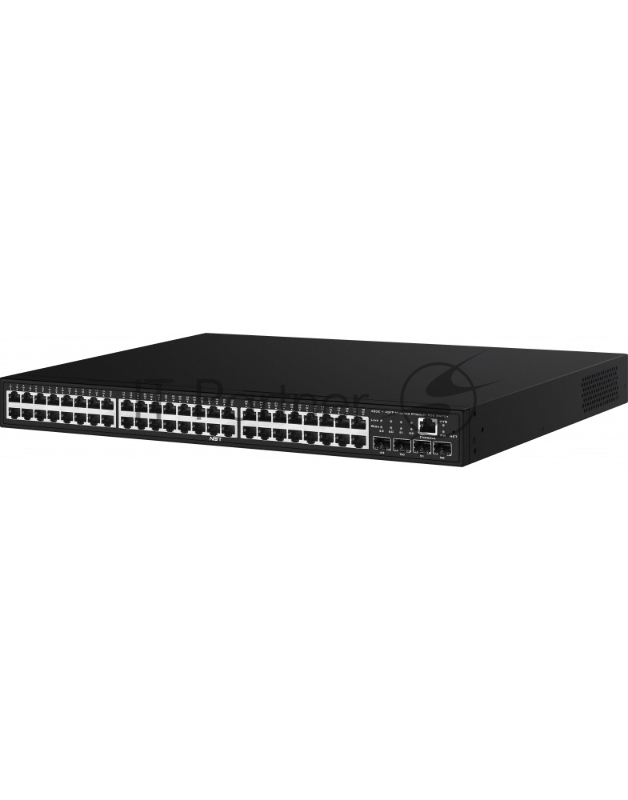 Управляемый L2 Коммутатор PoE NST NS-SW-48G4G-PL - Gigabit Ethernet. Порты: 48 x GE (10/100/1000 Base-T) с поддержкой PoE (IEEE 802.3af/at), 4 x GE Uplink. Мощность PoE на порт - до 30W. Суммарная мощность PoE до 800W.