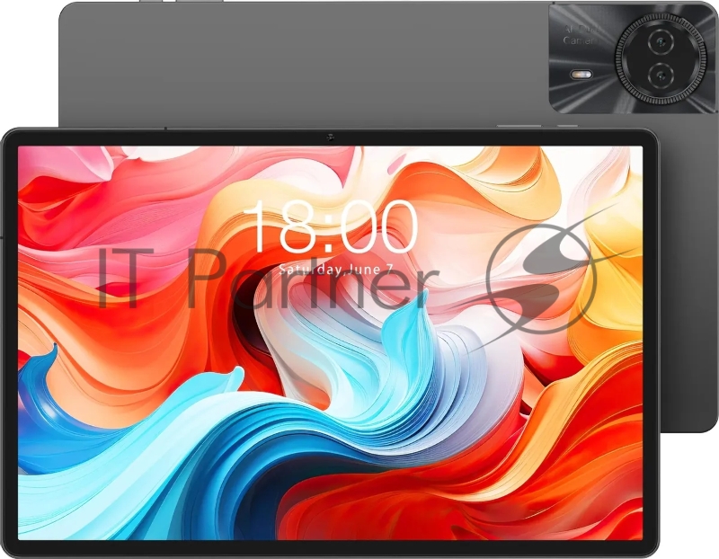 Планшет Teclast T50Plus Tiger T620 (2.0) 8C RAM6Gb ROM256Gb 10.95 IPS 1920x1200 4G 2Sim Android 14 серый 13Mpix 8Mpix BT WiFi microSD 1Tb 8000mAh 10hr