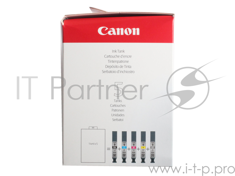 PGI-9 PBK/C/M/Y/GY Multi Pack