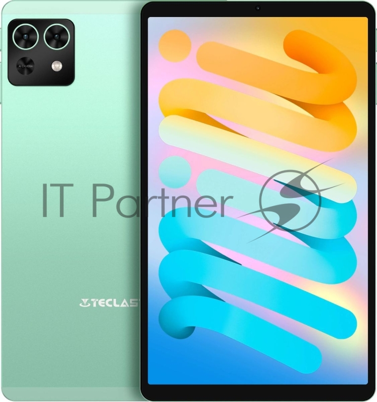 Планшет Teclast M50 Mini T606 (1.6) 8C RAM4Gb ROM128Gb 8.68 IPS 1340x800 4G 2Sim Android 15 зеленый 13Mpix 5Mpix BT WiFi microSD 1Tb 5100mAh 14hr