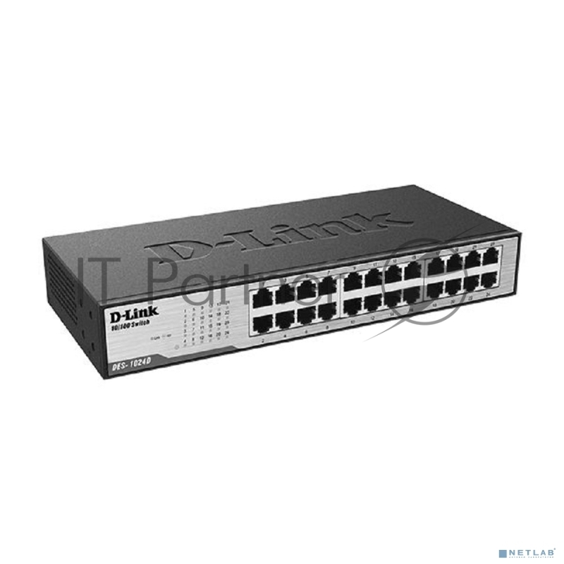 Неуправляемый коммутатор D-Link DES-1024D/H2A с 24 портами 10/100Base-TX