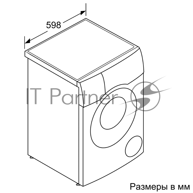Стирально-сушильная машина Bosch WNC254A0ME Serie 8, максимальная загрузка: 10/6 кг, 1400 об/мин,848x598x622 мм.,i-DOS, Класс энергопотребления A, EcoSilence Drive,VarioDrum барабан, многофункциональный LED дисплей,AquaStop,панель управления на англи