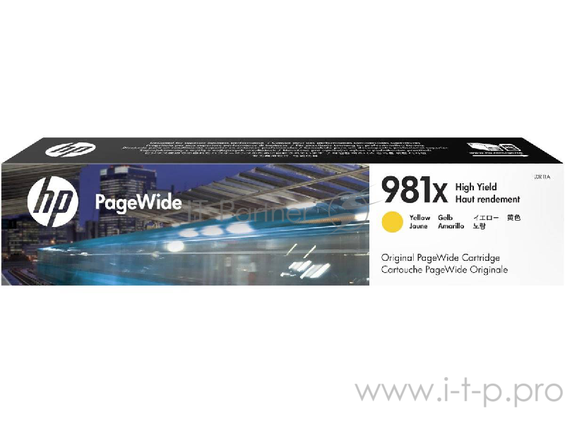 HP 981X Yellow Original PageWide Crtg