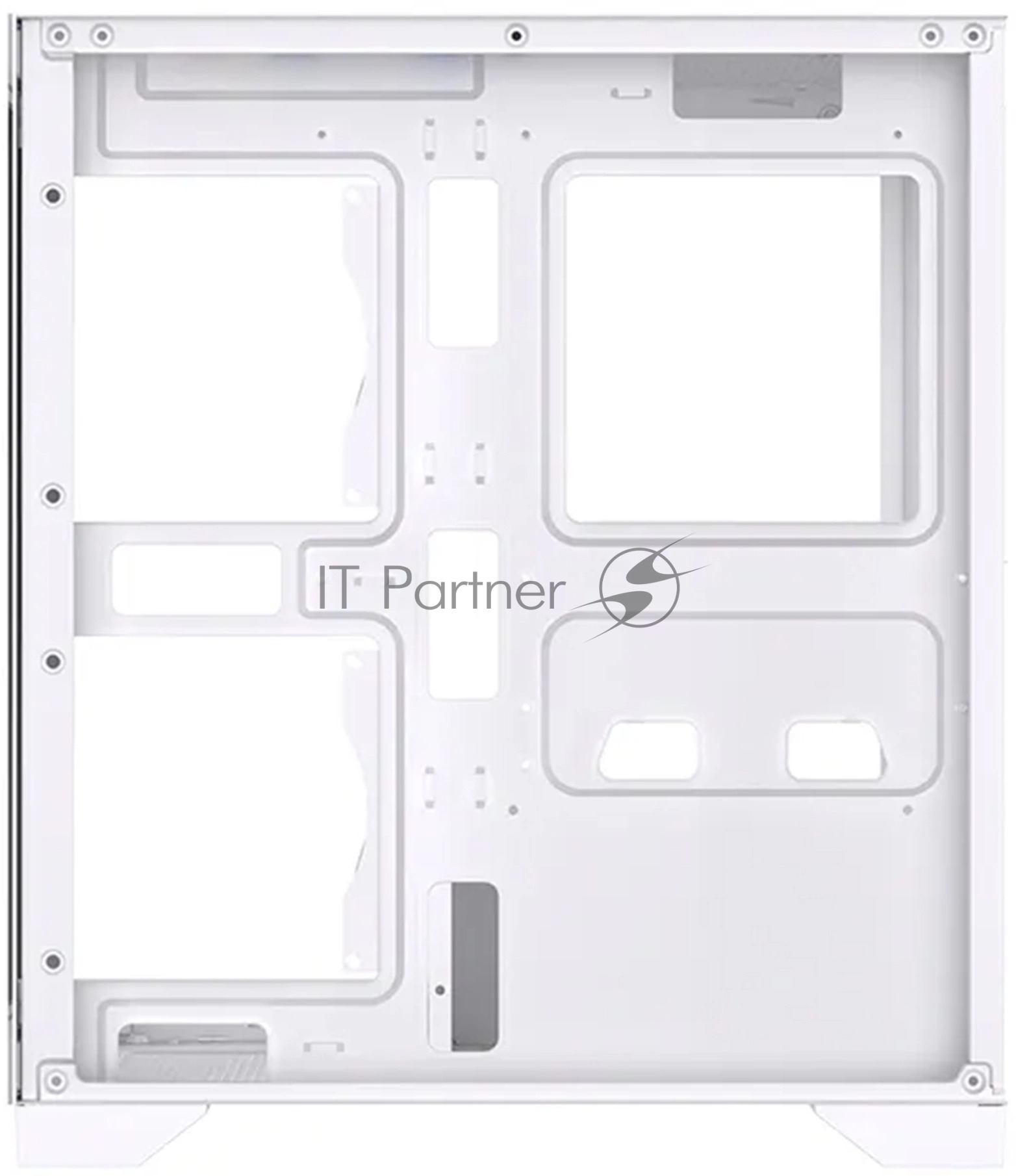 Корпус Bloody BD-CC103F белый без БП mATX 7x120mm 1xUSB2.0 1xUSB3.0 audio bott PSU