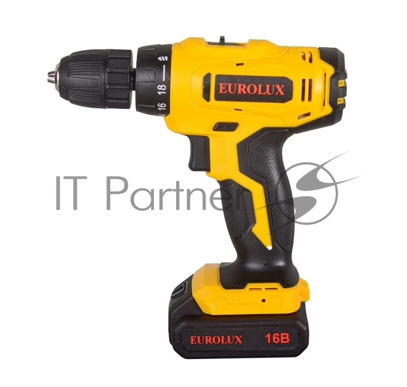 Дрель-шуруповерт аккумуляторная Eurolux ДА-16DU-2