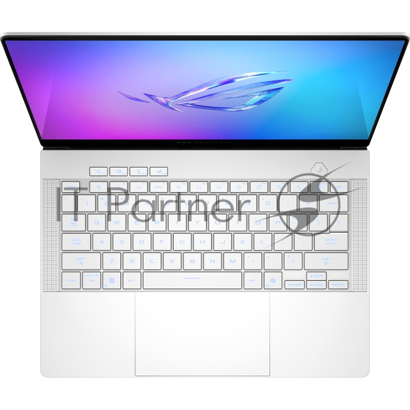Ноутбук/ ASUS ROG Zephyrus G14 GA403WR-QS105 14(2880x1800 OLED 120Hz)/AMD Ryzen AI 9 HX 370(2Ghz)/32768Mb/1024PCISSDGb GeForce RTX 5070 Ti(12288Mb)/Cam/BT/WiFi/73WHr/ 1y/1.57kg/Platinum White/DOS + +чехол