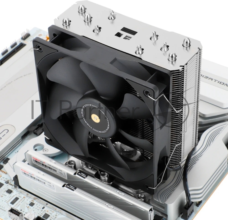 Устройство охлаждения(кулер) Thermalright TA 120 EX V2 Soc-AM5/AM4/1151/1200/2066/201 серебристый/черный 4-pin 27dB Al+Cu Ret (TA120-EX-V2)