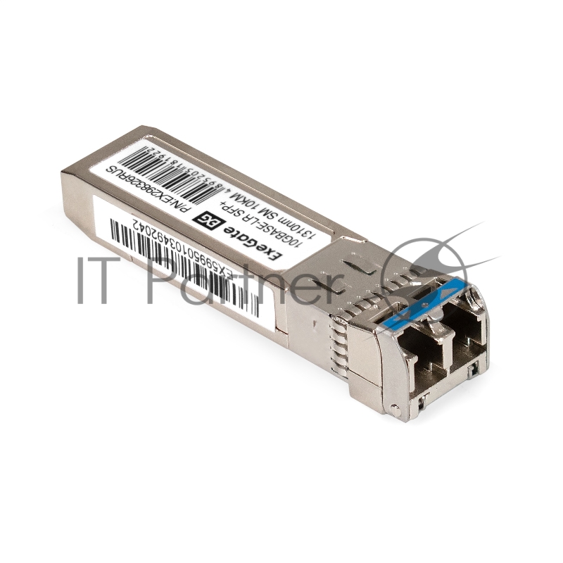 Комплект: Сетевой адаптер SFP+ ExeGate EXE-X520-DA1 + Трансивер Single-Mode до 10км EXT-10G-SM1310-LC2-10KM (EX296227RUS PCI-E x8 v2.0, порты 1x SFP+ 10Gb/s (10/5/2.5/1Gb/s, 100Mb/s), Server NIC Intel Chipset JL82599EN + EX298326RUS: Tx:1310/Rx:1310