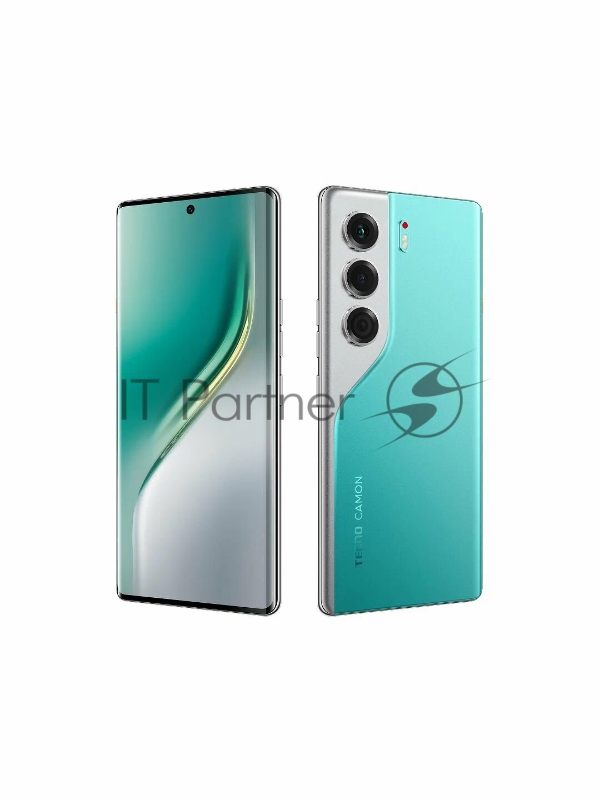 CM7 CAMON 40 Pro 5G 256+12 Emerald Lake Green + Tecno SC02, 6.78, 20:9, 2436 x 1080 пикселей, 4x2.5GHz+4x2.0GHz, 8 Core, 12GB RAM, 256GB, up to 1TB flash, 50+8Mpix/50Mpix, 2 Sim, 4G, 5G, BT v5.4, WiFi 802.11 b/g/n, GPS/AGPS, GLONASS,NFC, Type-C, 5100